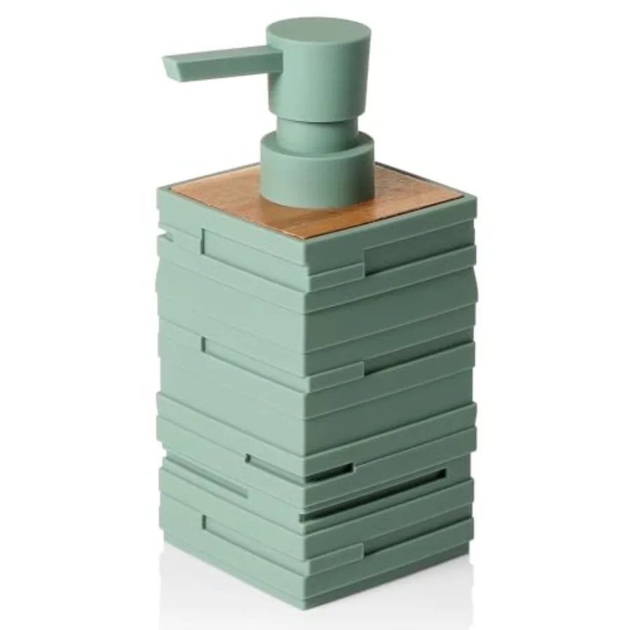 Matte Green Hand Soap Dispenser 10 oz Square for Bathroom and Kitchen Countertops
Matte Green Hand Soap Dispenser 10 oz Square for Bathroom and Kitchen Countertops
