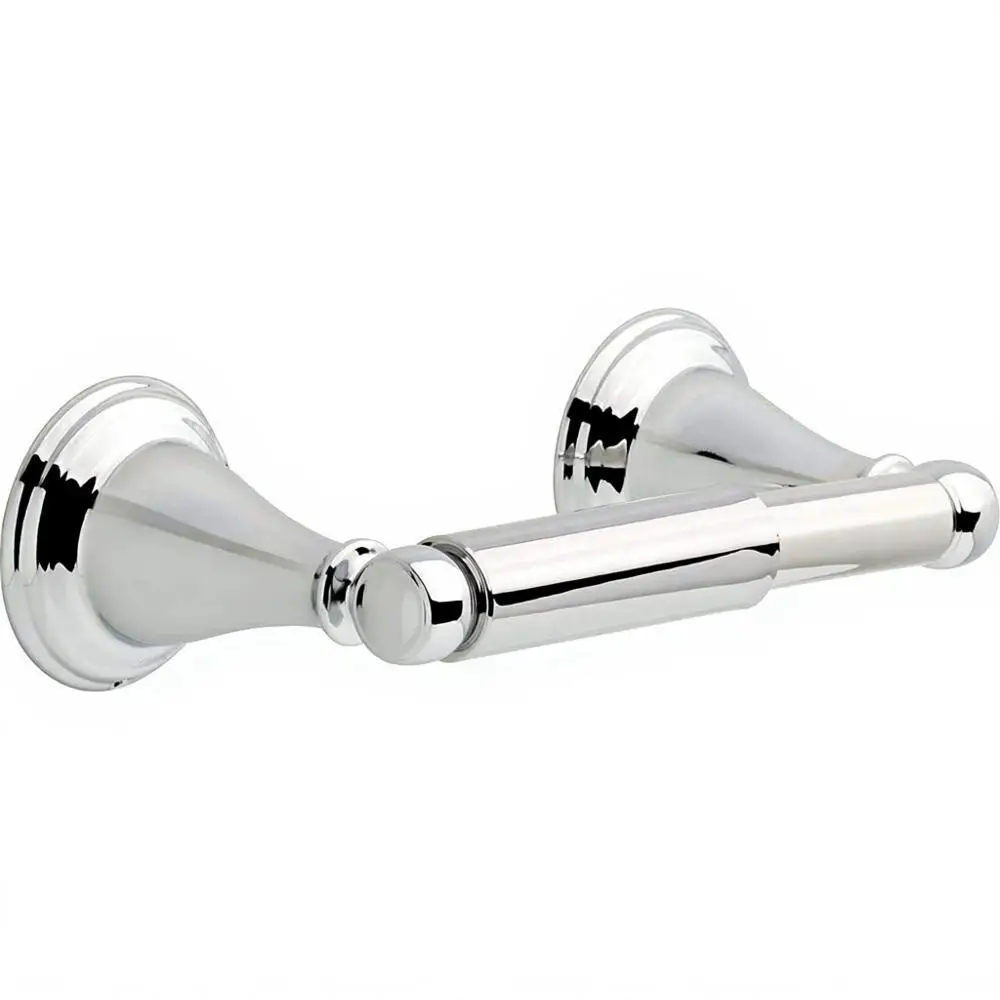 Spring-Loaded Wall-Mounted Polished Chrome Toilet Paper Holder
Spring-Loaded Wall-Mounted Polished Chrome Toilet Paper Holder