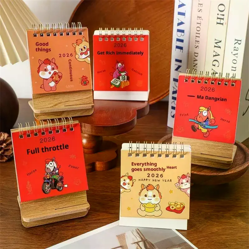 2026 Year Of The Horse Mini Calendars Creative Desk Portable Travel Calendars Cute Pony Pattern Calendar Desktop Decor Ornaments
2026 Year Of The Horse Mini Calendars Creative Desk Portable Travel Calendars Cute Pony Pattern Calendar Desktop Decor Ornaments