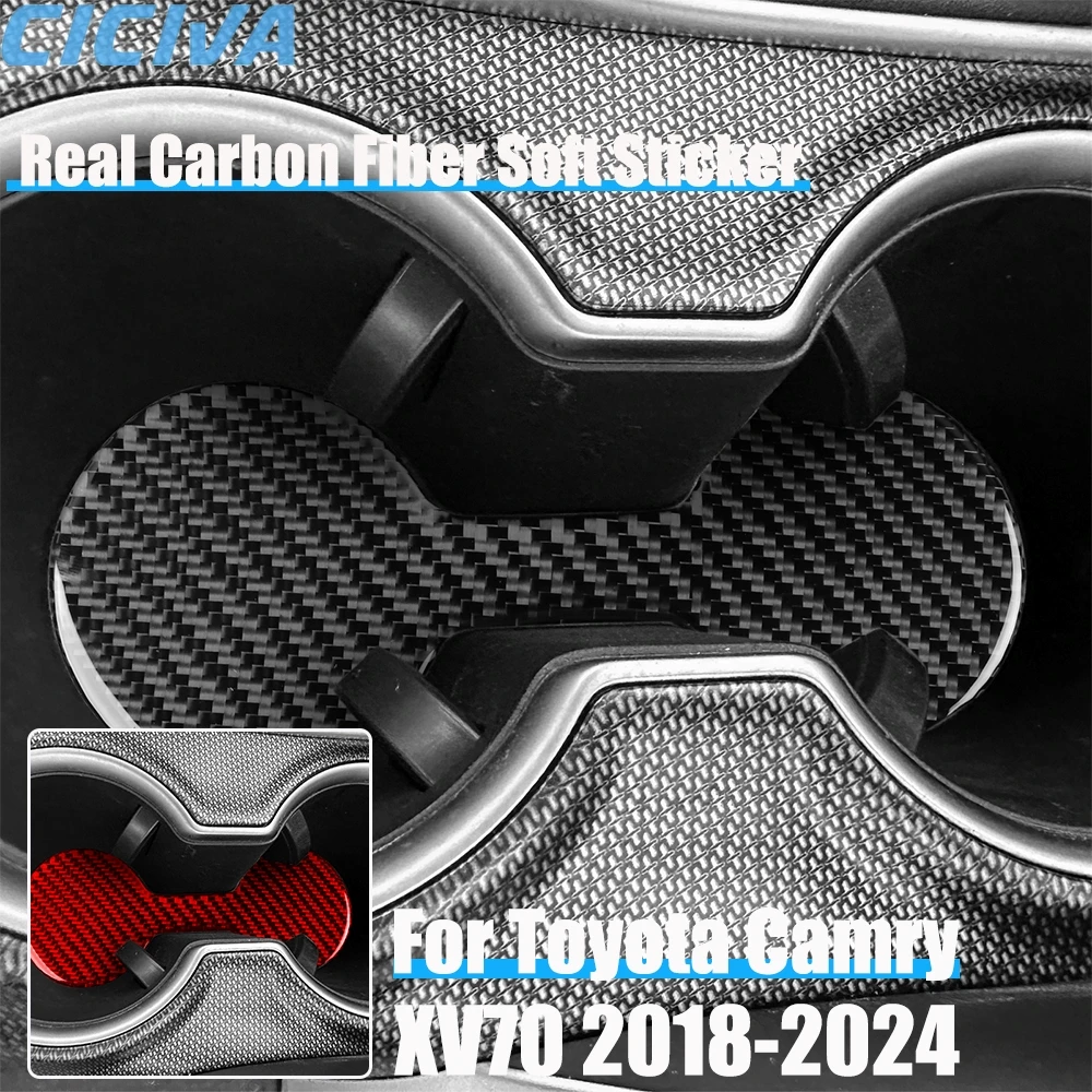 Real Carbon Fiber Car Accessories Cup Holder Pad Cover Soft Sticker For Toyota Camry XV70 2018 2019 2020 2021 2022 2023 2024
Real Carbon Fiber Car Accessories Cup Holder Pad Cover Soft Sticker For Toyota Camry XV70 2018 2019 2020 2021 2022 2023 2024