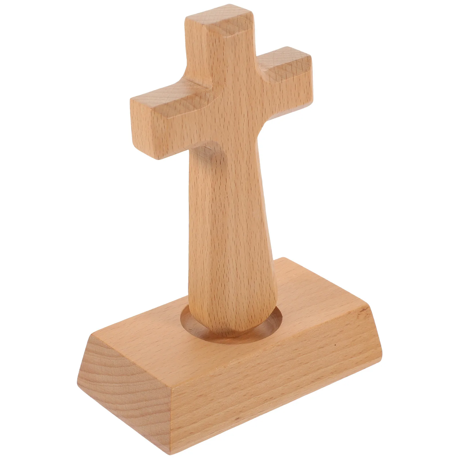 Wooden Cross Decoration Carved Beech Standing Cross for Home Bedroom Desk Decor Religious Ornament Display Craft
Wooden Cross Decoration Carved Beech Standing Cross for Home Bedroom Desk Decor Religious Ornament Display Craft
