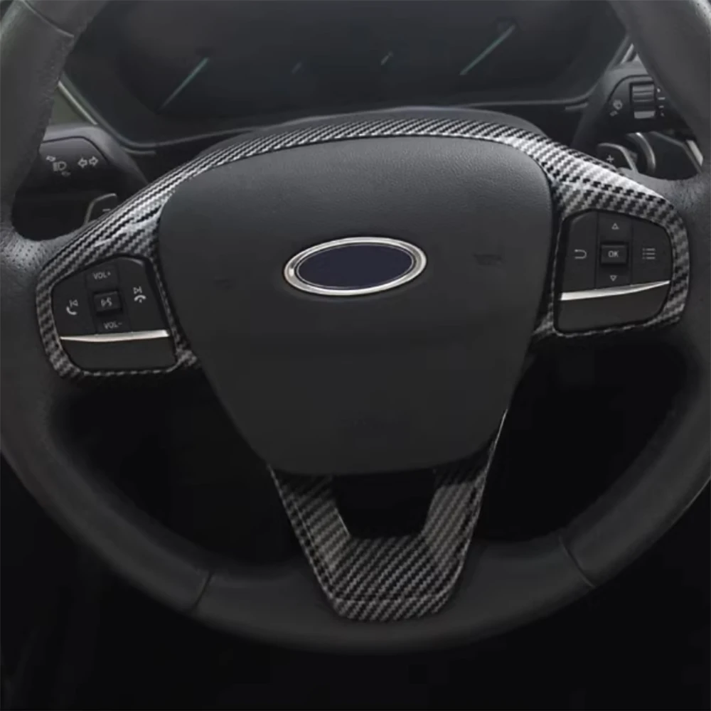 Accessories For 2019-2024 Ford Kuga Escape Steering Wheel Panel Bezel Trim Stickers Carbon Fiber Look
Accessories For 2019-2024 Ford Kuga Escape Steering Wheel Panel Bezel Trim Stickers Carbon Fiber Look