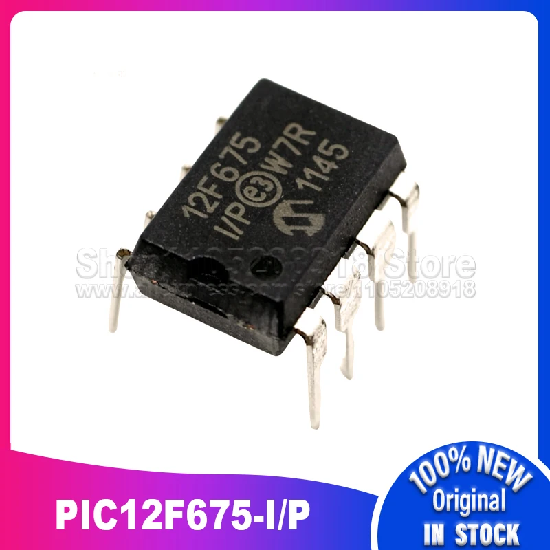 10PCS/LOT PIC12F675-I/P 12F675-I/P 12F675I/P 12F675 DIP-8 100% New Spot stock
10PCS/LOT PIC12F675-I/P 12F675-I/P 12F675I/P 12F675 DIP-8 100% New Spot stock