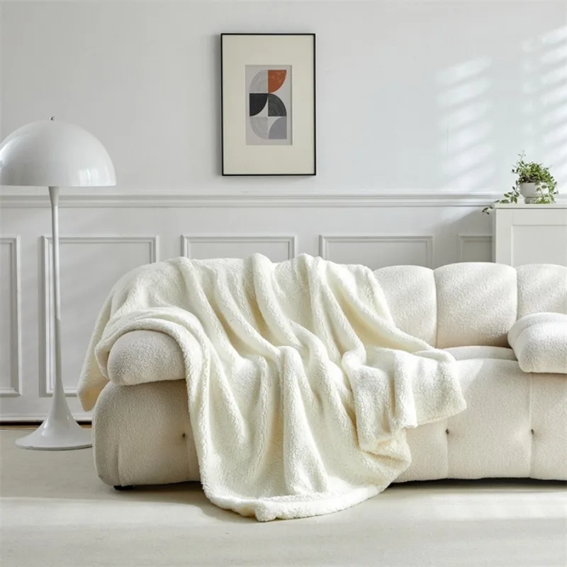 2025 new solid color double-sided lamb wool double-layer thickened four-season warm blanket office nap blanket
2025 new solid color double-sided lamb wool double-layer thickened four-season warm blanket office nap blanket