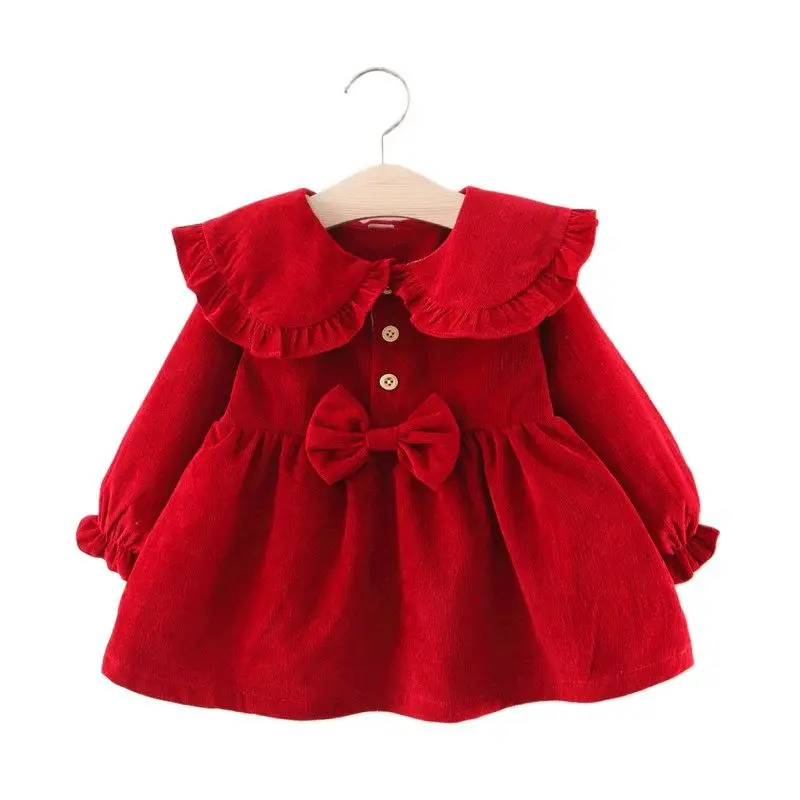 Baby Girl Dress Autumn and Winter Plush Baby Girl Long Sleeve Bowknot Lovely Princess Dress Party Baby Girl Dress Children 1 2 3
Baby Girl Dress Autumn and Winter Plush Baby Girl Long Sleeve Bowknot Lovely Princess Dress Party Baby Girl Dress Children 1 2 3