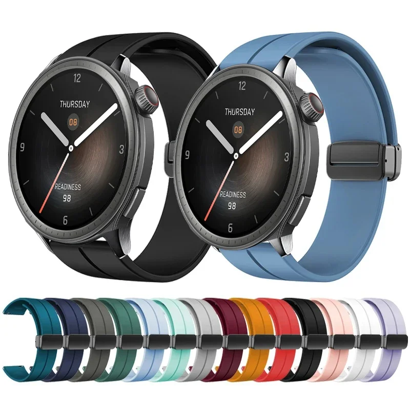 Magnetic Folding Buckle Band for Amazfit Balance Silicone Strap for Huami Amazfit Balance Watchband Bracelet
Magnetic Folding Buckle Band for Amazfit Balance Silicone Strap for Huami Amazfit Balance Watchband Bracelet
