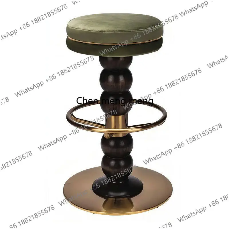 Ретро-барный стул из массива дерева с тканевой обивкой, скандинавский дизайн, легкая роскошь, дизайнерский стул для бара или ресепшн, для дома
Ретро-барный стул из массива дерева с тканевой обивкой, скандинавский дизайн, легкая роскошь, дизайнерский стул для бара или ресепшн, для дома