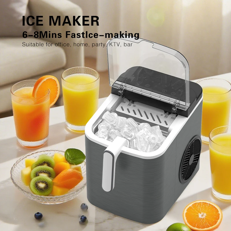 Home High Quality Smart Plastic Kitchen Portable Table Top Handle Mini Electric Automatic Ice Cube Maker Machine
Home High Quality Smart Plastic Kitchen Portable Table Top Handle Mini Electric Automatic Ice Cube Maker Machine
