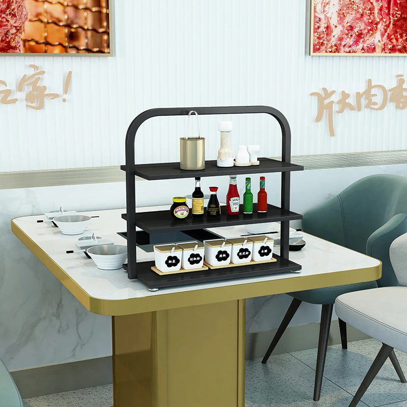 Hot pot restaurant countertop rack, desktop vegetable rack, three-layer storage Haidilao same dish plate light luxury commercial
Hot pot restaurant countertop rack, desktop vegetable rack, three-layer storage Haidilao same dish plate light luxury commercial