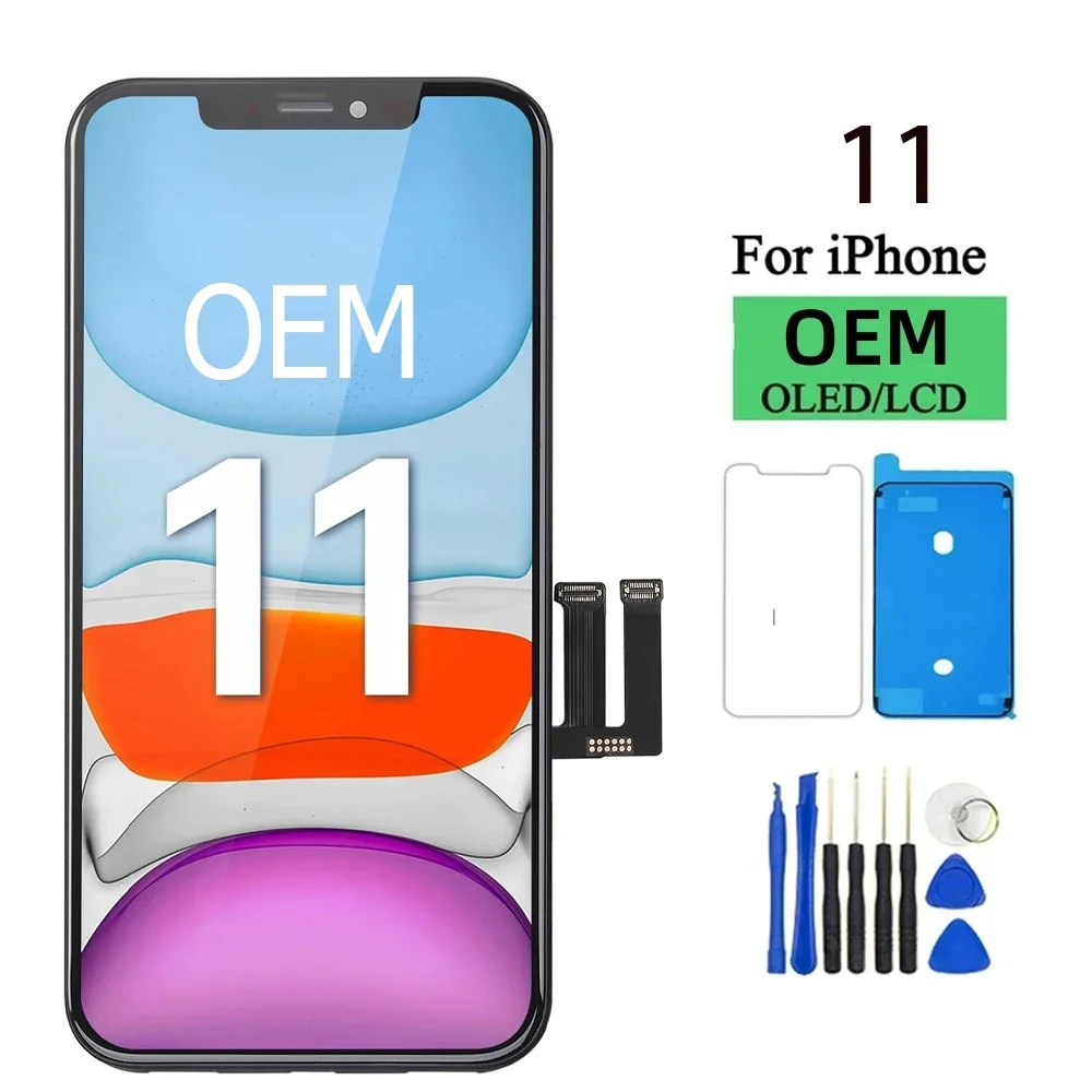 Отличная OLED Pantalla для iPhone 11, ЖК-дисплей, преобразователь сенсорного экрана в сборе для iPhone 11, замена ЖК-дисплея
Отличная OLED Pantalla для iPhone 11, ЖК-дисплей, преобразователь сенсорного экрана в сборе для iPhone 11, замена ЖК-дисплея