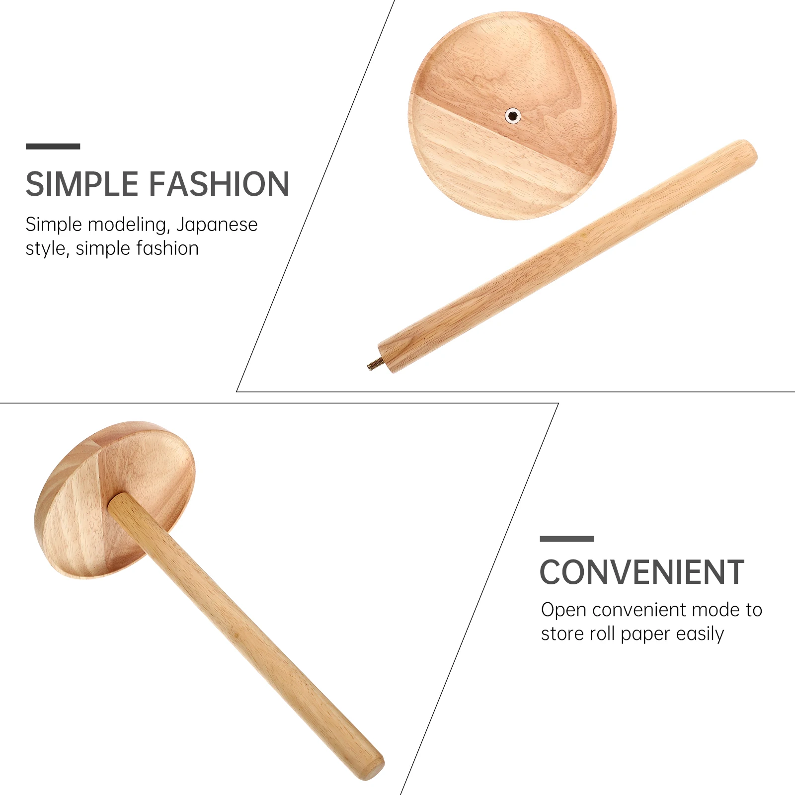 Solid Wood Roll Holder Wooden Toilet Paper Stand Holders Novelty Tissue for Bathroom on Vertical
Solid Wood Roll Holder Wooden Toilet Paper Stand Holders Novelty Tissue for Bathroom on Vertical