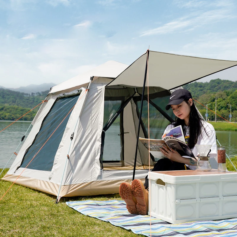 Outdoor Camping Tents Outdoor Picnic Equipment Indoor Camping Supplies Thickened Fully Automatic Folding Portable Rainproof
Outdoor Camping Tents Outdoor Picnic Equipment Indoor Camping Supplies Thickened Fully Automatic Folding Portable Rainproof