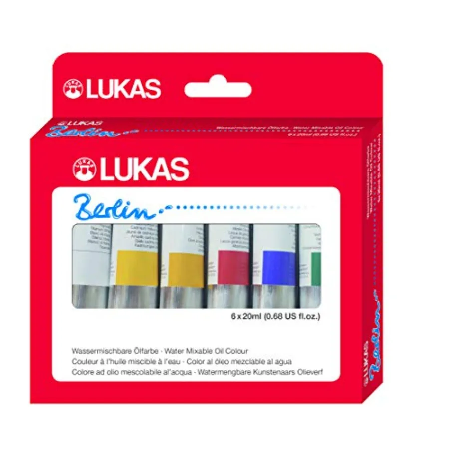 Berlin Pro Artists Water Mixable Oil Paint,Water Soube Oi Paints, Smooth Consistency with Beeswax, ightfast Pigments, Quick Dry
Berlin Pro Artists Water Mixable Oil Paint,Water Soube Oi Paints, Smooth Consistency with Beeswax, ightfast Pigments, Quick Dry