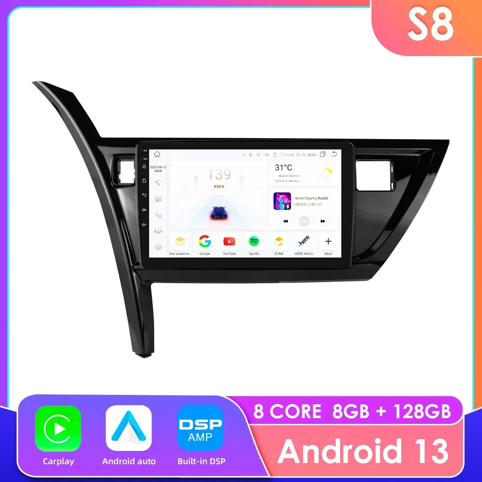 Carplay 4G-LTE Android 13 2 Din автомагнитола для Toyota Corolla Auris 2013 - 2016 мультимедийный видеоплеер Navi GPS стерео головное устройство
Carplay 4G-LTE Android 13 2 Din автомагнитола для Toyota Corolla Auris 2013 - 2016 мультимедийный видеоплеер Navi GPS стерео головное устройство