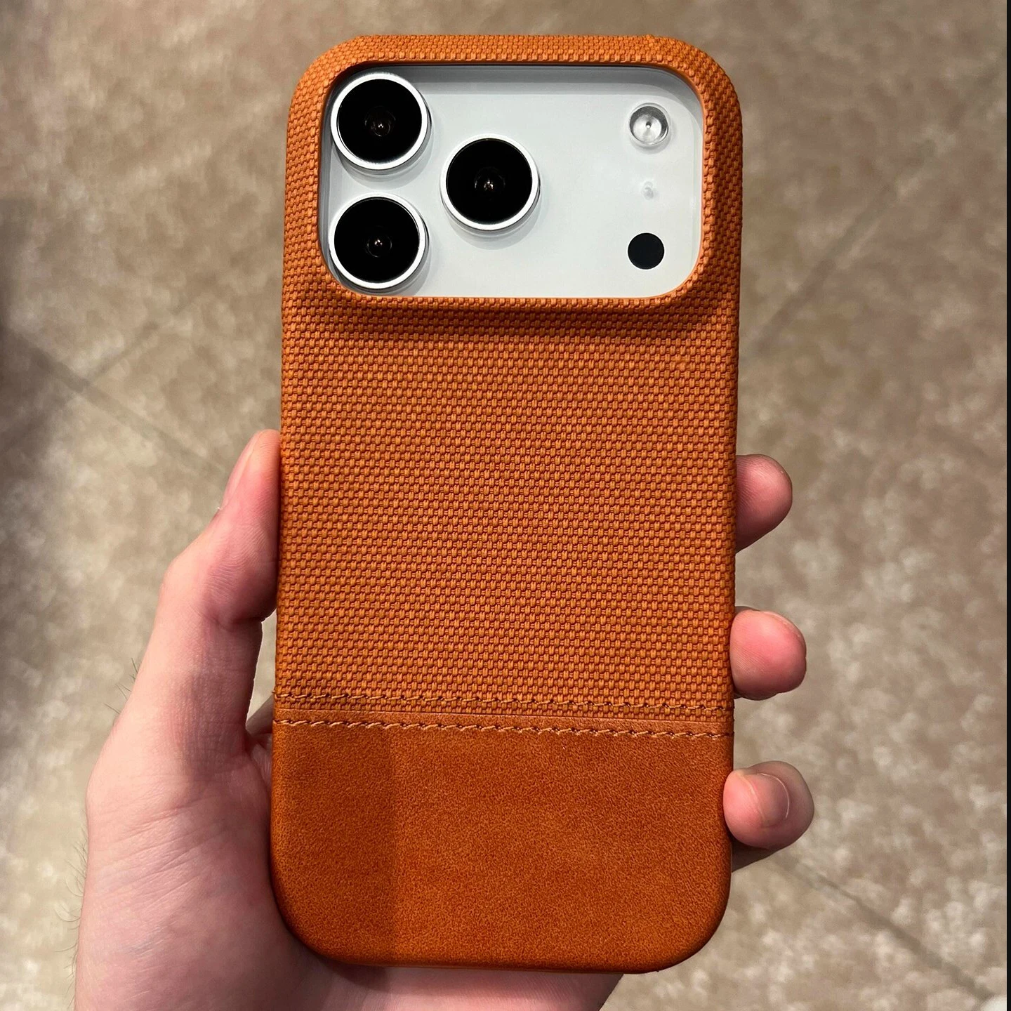 Business Leather Splice Fabric Magnetic Case For iPhone 17 16 15 14 13 12 Pro Max 16 15Plus For MagSafe Wireless Frameless Cover
Business Leather Splice Fabric Magnetic Case For iPhone 17 16 15 14 13 12 Pro Max 16 15Plus For MagSafe Wireless Frameless Cover