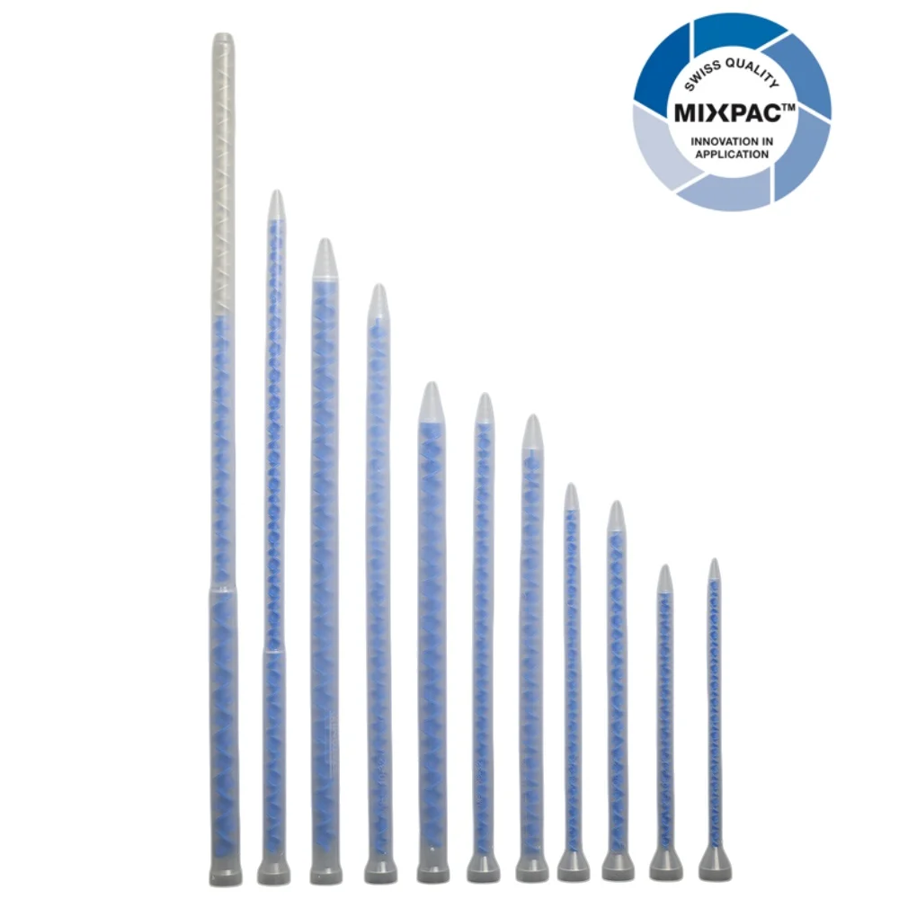 Статический смеситель клея SULZER MIXPAC ME 05-32T ME 13-24T, насадка для смешивания, одноразовый смеситель, синяя трубка для обработки и резки
Статический смеситель клея SULZER MIXPAC ME 05-32T ME 13-24T, насадка для смешивания, одноразовый смеситель, синяя трубка для обработки и резки