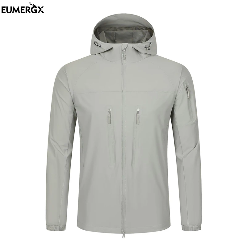 EUMERGX Men's Women's Hiking Rain Coat Sun Protective Camping Trekking Waterproof Jacket Unisex Stretch Two-Way Zipper Windbreak
EUMERGX Men's Women's Hiking Rain Coat Sun Protective Camping Trekking Waterproof Jacket Unisex Stretch Two-Way Zipper Windbreak