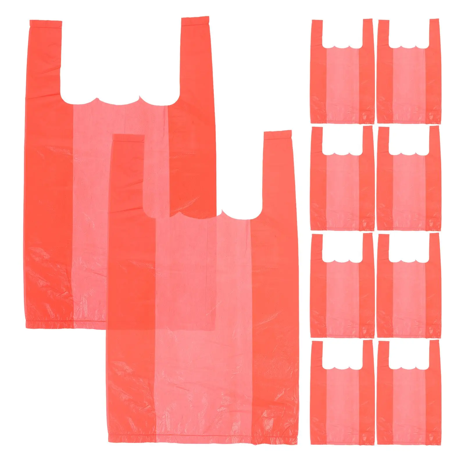 50 Pcs Red Vest Shopping Bags Garbage Trash Wastebasket Kitchen Bathroom Plastic Storage Household Multi Purpose Strong Safe
50 Pcs Red Vest Shopping Bags Garbage Trash Wastebasket Kitchen Bathroom Plastic Storage Household Multi Purpose Strong Safe