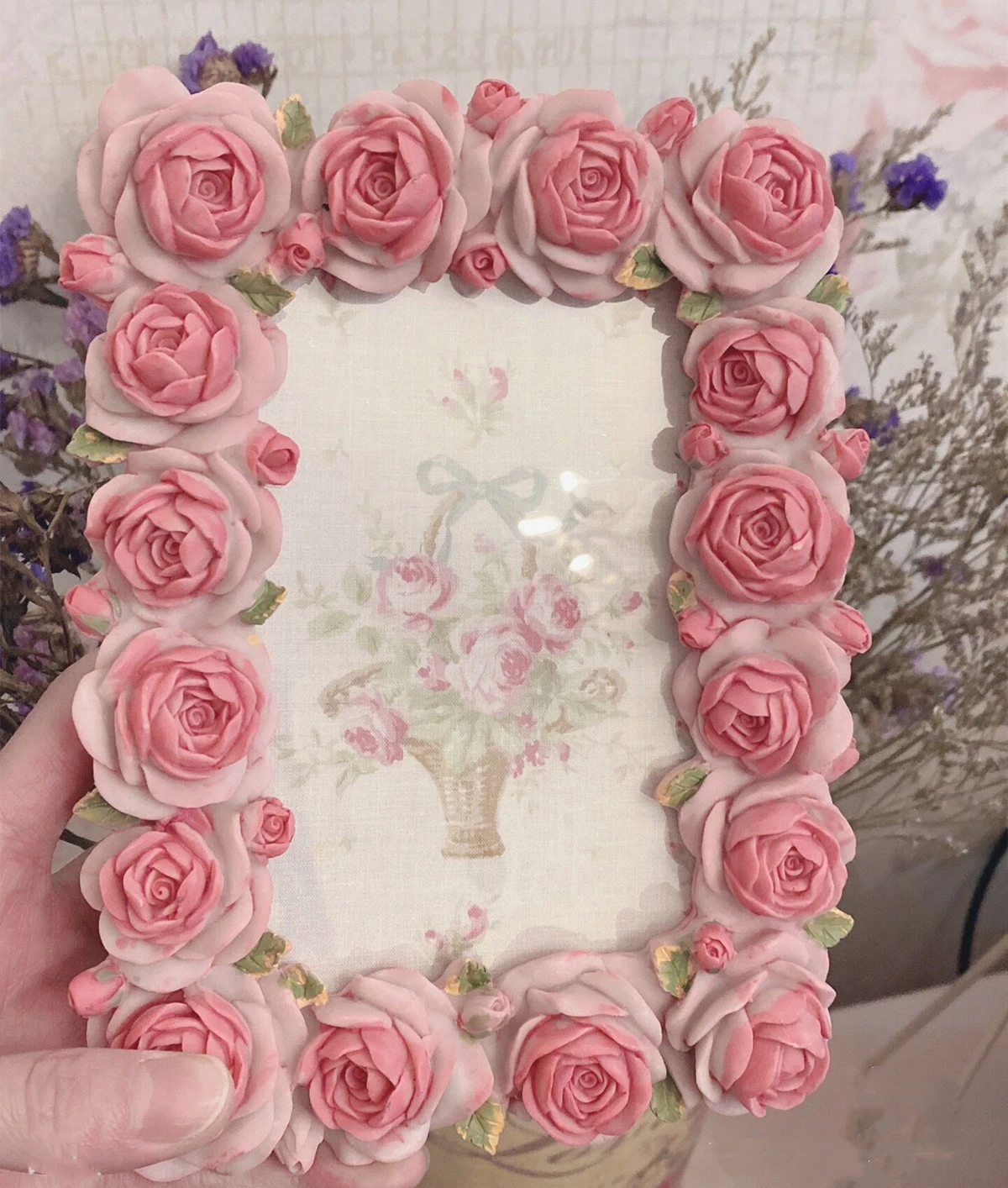 Rose Pink Shape Resin Picture Frame, American 7 Inch Flower Photo, Creative Light, Luxury Set Up, Idyllic Lady, Home Decor
Rose Pink Shape Resin Picture Frame, American 7 Inch Flower Photo, Creative Light, Luxury Set Up, Idyllic Lady, Home Decor