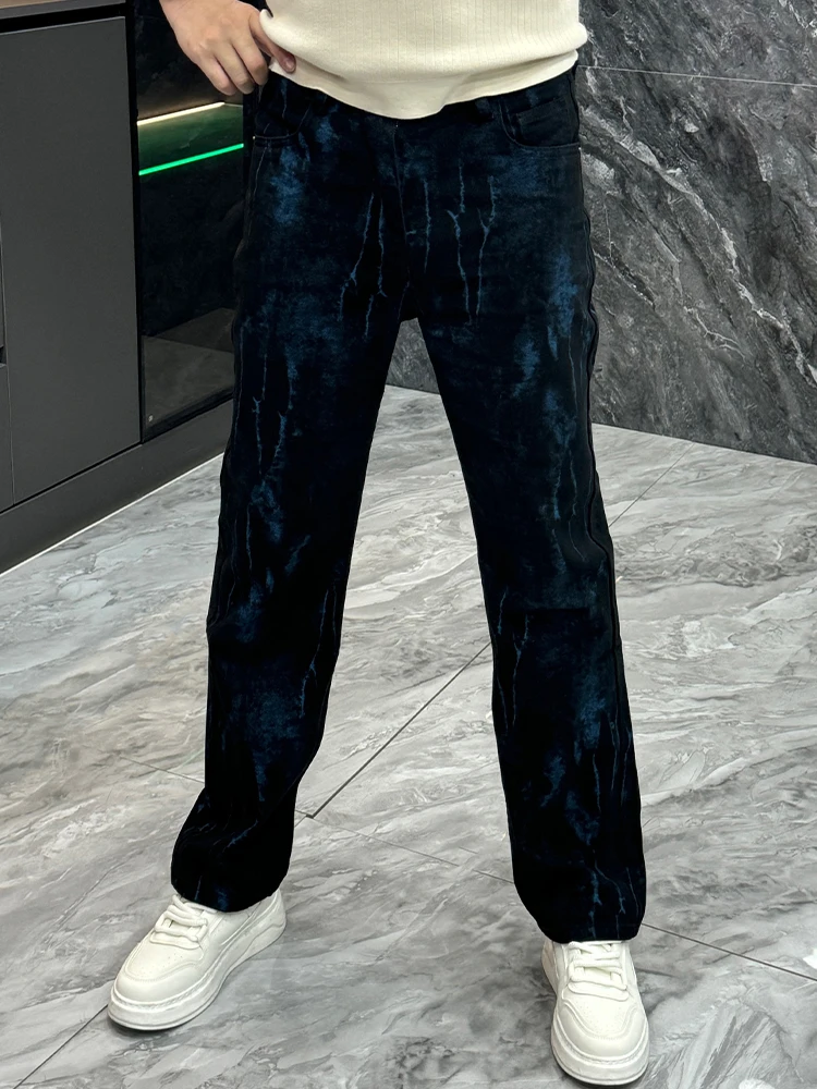 Американские джинсы с принтом тай-дай, мужские зимние свободные джинсы Haome, прямые брюки, повседневные молодежные универсальные длинные брюки, модные классические
Американские джинсы с принтом тай-дай, мужские зимние свободные джинсы Haome, прямые брюки, повседневные молодежные универсальные длинные брюки, модные классические