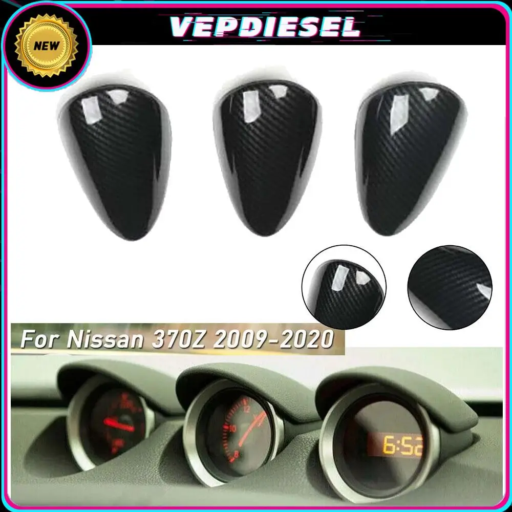 3Pcs ABS Carbon Fiber Pattern Interior Gauge-Pad Cover Trim For Nissan 370Z 2009-2020 New High Quality Car Accessories Parts
3Pcs ABS Carbon Fiber Pattern Interior Gauge-Pad Cover Trim For Nissan 370Z 2009-2020 New High Quality Car Accessories Parts