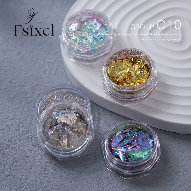 FSIXCL 2023 New Iridescent Opal Powder Set Nail Art Glitter Decoration Colorful Flakes Manicure DIY Design Pigment Dust
FSIXCL 2023 New Iridescent Opal Powder Set Nail Art Glitter Decoration Colorful Flakes Manicure DIY Design Pigment Dust