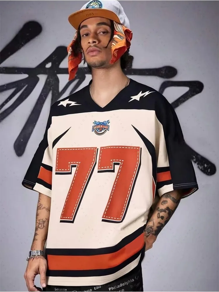 2026 Men's Number Football Jersey Cycling T-Shirt Loose Quick Drying Sleeved Fashionable Hip-Hop Street Dance Clothing Tops Tees
2026 Men's Number Football Jersey Cycling T-Shirt Loose Quick Drying Sleeved Fashionable Hip-Hop Street Dance Clothing Tops Tees