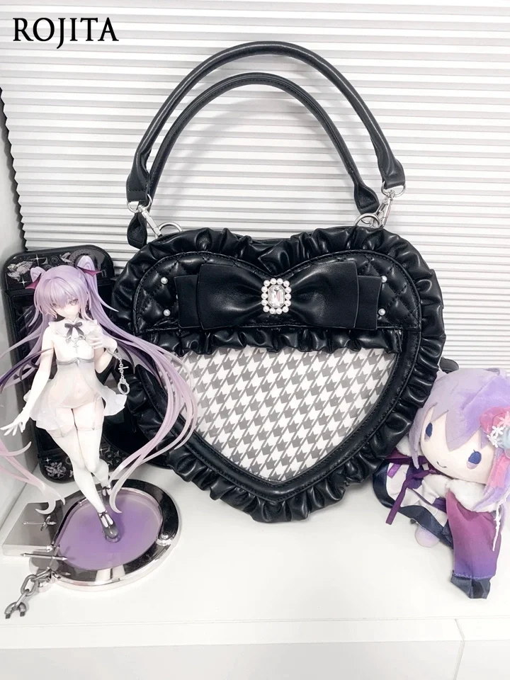 Subculture Lolita Love Pain Pack Pastel Pink Heart Ita Bag Lolita Handbag with Rhinestone Bow
Subculture Lolita Love Pain Pack Pastel Pink Heart Ita Bag Lolita Handbag with Rhinestone Bow