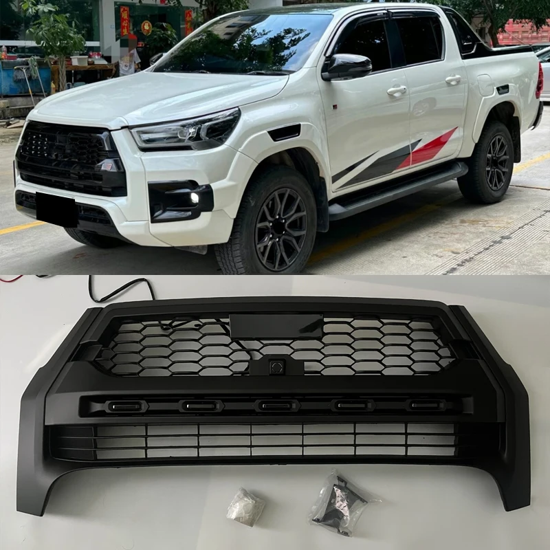 Racing Grills For Toyota Hilux Rocco 2021 2022 2023 Pickup Car Radiator Front Grille Bumper Mask Mesh Cover
Racing Grills For Toyota Hilux Rocco 2021 2022 2023 Pickup Car Radiator Front Grille Bumper Mask Mesh Cover