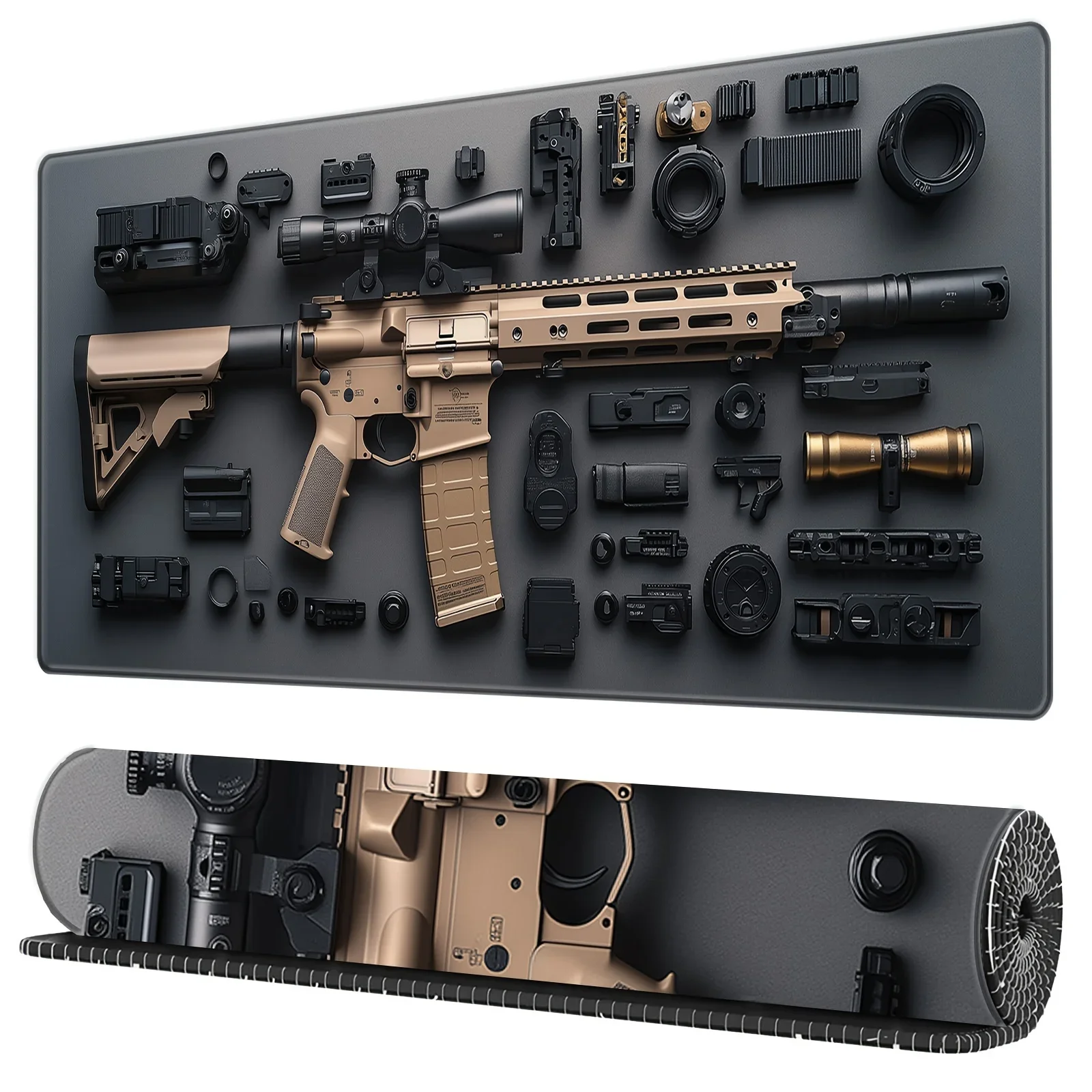 3D gun pattern mouse pad Large rubber non-slip gaming pads multi-model desk mat entertainment office universal 90x40cm PC mats
3D gun pattern mouse pad Large rubber non-slip gaming pads multi-model desk mat entertainment office universal 90x40cm PC mats