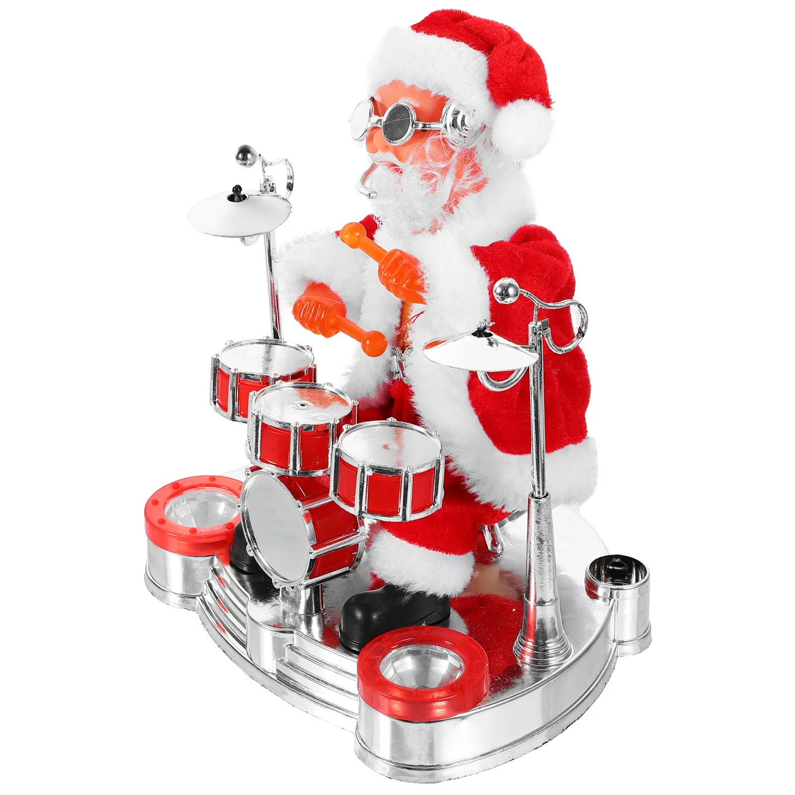 Dancing Singing Santa Claus Christmas Battery Operated Musical Moving Figure Holiday Decoration Drum Christmas Decorations
Dancing Singing Santa Claus Christmas Battery Operated Musical Moving Figure Holiday Decoration Drum Christmas Decorations