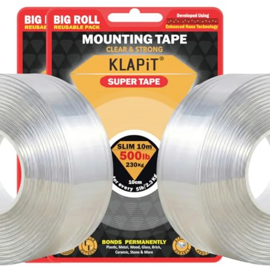 Суперпрочная двусторонняя нано-лента Super Tape Slim 394in, 2 шт., прозрачная, выдерживает до 500 фунтов (27 фунтов на дюйм).
Суперпрочная двусторонняя нано-лента Super Tape Slim 394in, 2 шт., прозрачная, выдерживает до 500 фунтов (27 фунтов на дюйм).