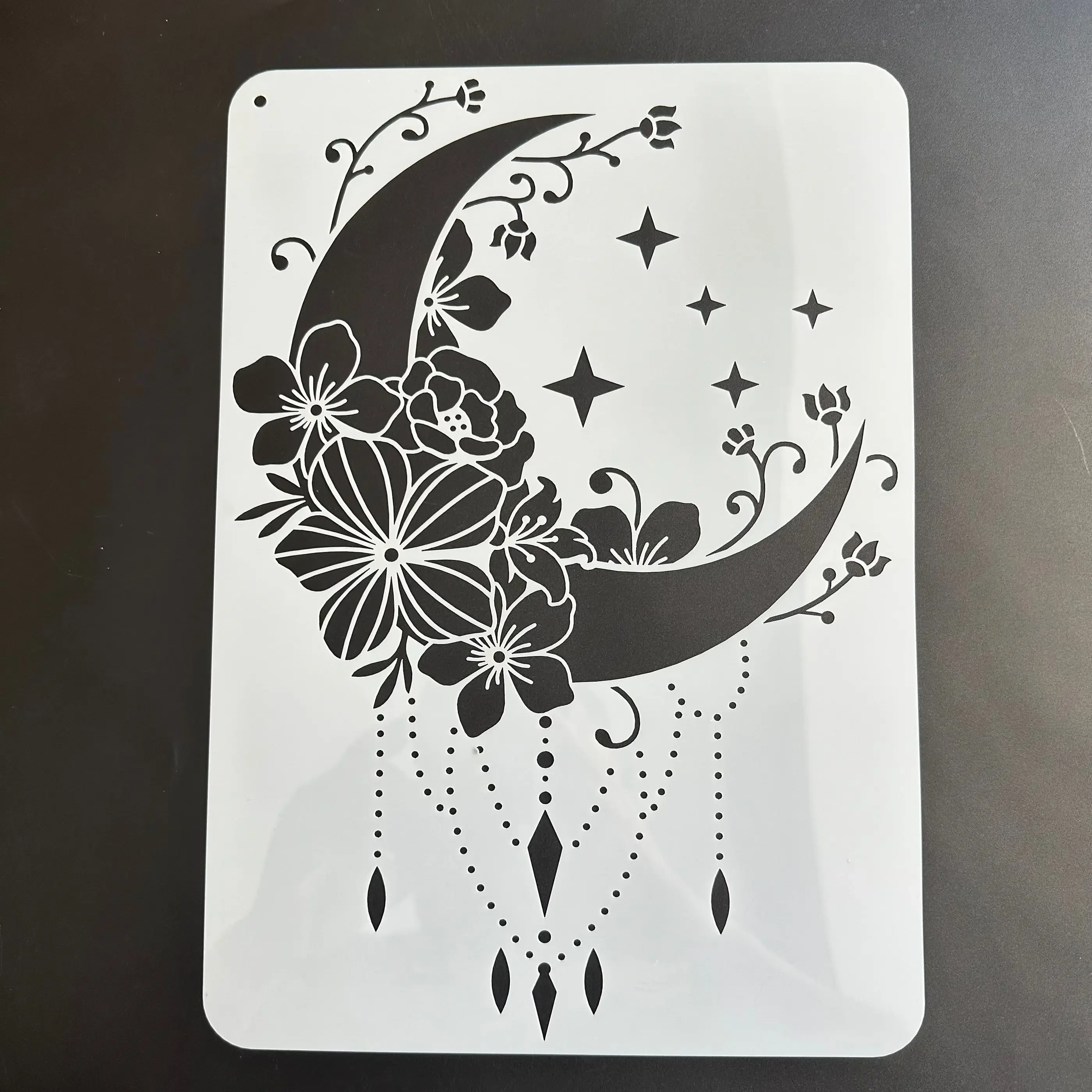 DIY mandala Stencils Wall Painting Scrapbook Coloring Embossing Album Decorative Paper Card Template A4 29 * 21cm moon
DIY mandala Stencils Wall Painting Scrapbook Coloring Embossing Album Decorative Paper Card Template A4 29 * 21cm moon
