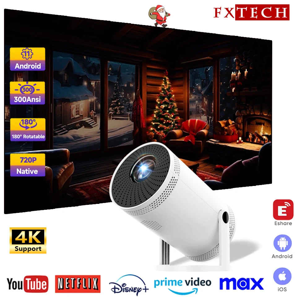Новый улучшенный смарт-проектор на Android 11.0 с поддержкой 1080P, 5G Wi-Fi, портативный проектор с поддержкой 4K, HD-видео, домашний кинотеатр.
Новый улучшенный смарт-проектор на Android 11.0 с поддержкой 1080P, 5G Wi-Fi, портативный проектор с поддержкой 4K, HD-видео, домашний кинотеатр.