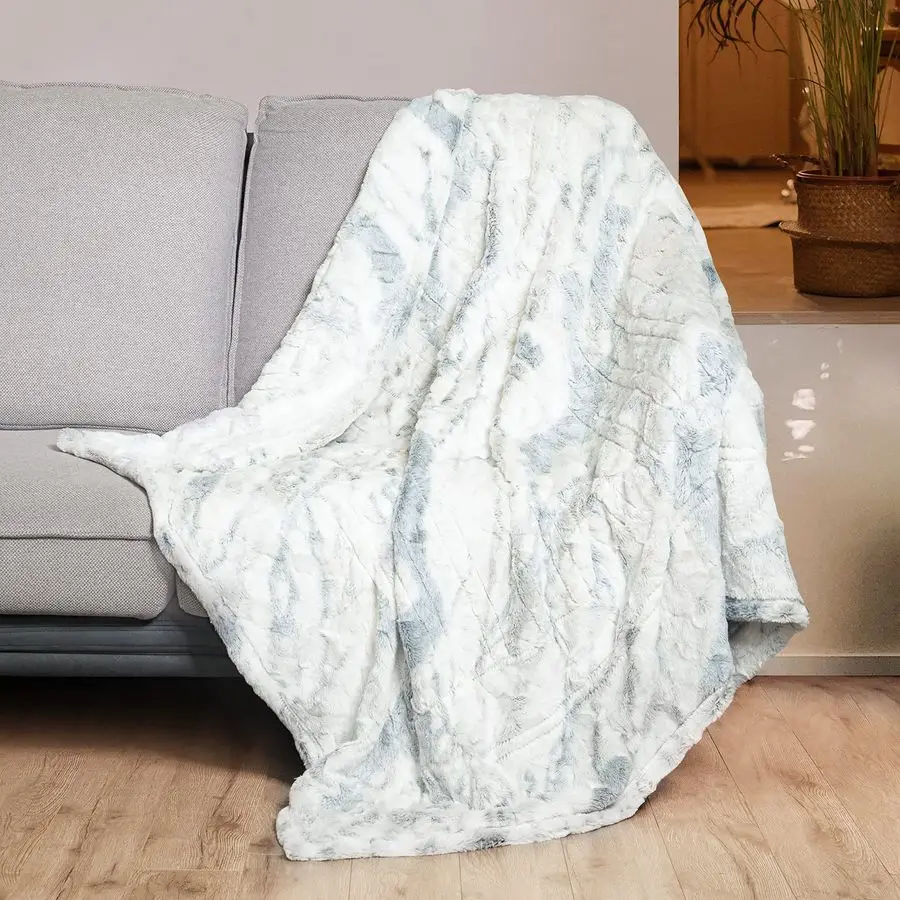 Heated Blanket Throw 50 x 60, Electric Blanket Throw with 4 Heating Levels amp 4H Auto Off, ETL Certified, Marble Blue DoubleSid
Heated Blanket Throw 50 x 60, Electric Blanket Throw with 4 Heating Levels amp 4H Auto Off, ETL Certified, Marble Blue DoubleSid
