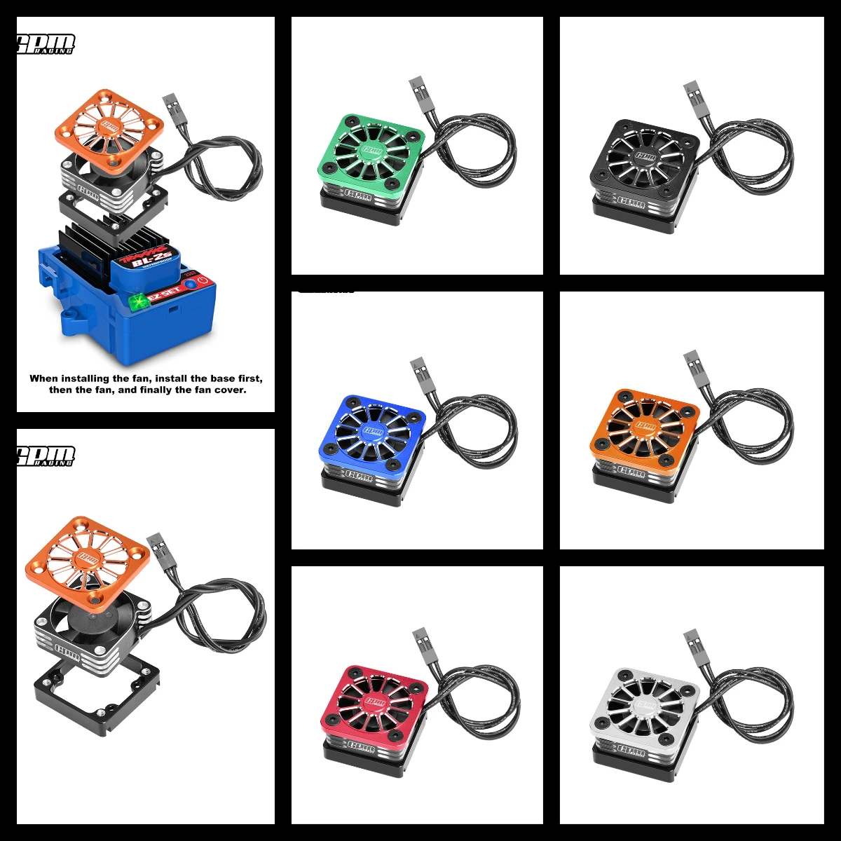 GPM 6061-T6 ALLOY ESC HIGH SPEED COOLING FAN 20000 RPM (BL-2S: 3383 and Velineon VXL-3S: 3355R) TRAXXAS MINI XRT
GPM 6061-T6 ALLOY ESC HIGH SPEED COOLING FAN 20000 RPM (BL-2S: 3383 and Velineon VXL-3S: 3355R) TRAXXAS MINI XRT