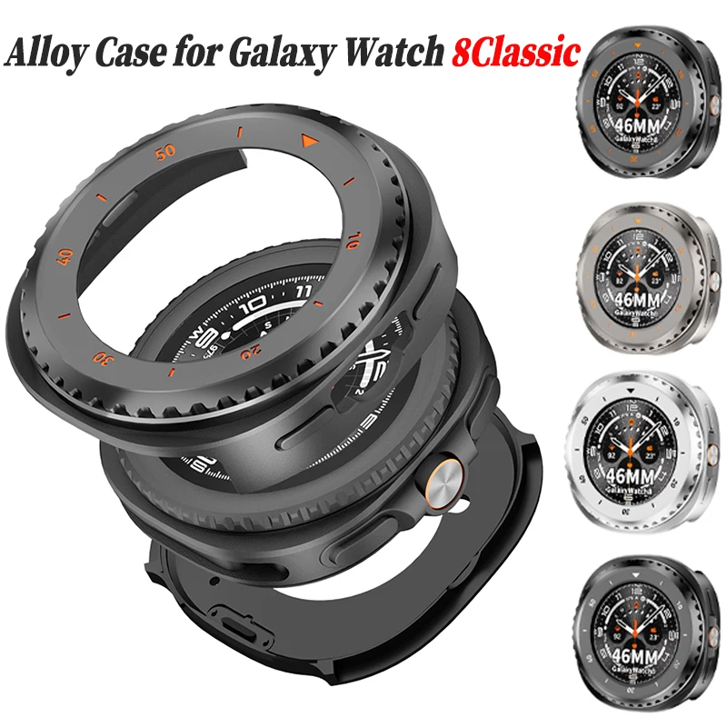 Metal Alloy Protective Case for Samsung Galaxy Watch 8 Classic Hard Bumper Cover for Galaxy Watch 8Classic 46mm Accessories
Metal Alloy Protective Case for Samsung Galaxy Watch 8 Classic Hard Bumper Cover for Galaxy Watch 8Classic 46mm Accessories