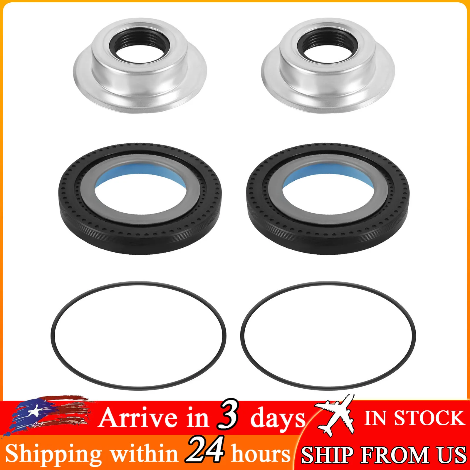 Front Axle Knuckle Vacuum Seals Kit Steel Front Axle Seal Replacement Kit with O-Rings Outer Tube Oil Seals OEM 2017426 2014835
Front Axle Knuckle Vacuum Seals Kit Steel Front Axle Seal Replacement Kit with O-Rings Outer Tube Oil Seals OEM 2017426 2014835
