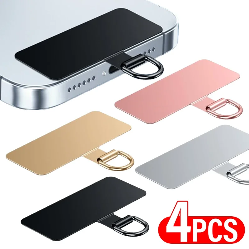 4/1PCS Ultra Thin Stainless Steel Phone Tether Tab Universal Cellphones Lanyard Patch Gasket Hang Rope Straps Metal Card Clip
4/1PCS Ultra Thin Stainless Steel Phone Tether Tab Universal Cellphones Lanyard Patch Gasket Hang Rope Straps Metal Card Clip