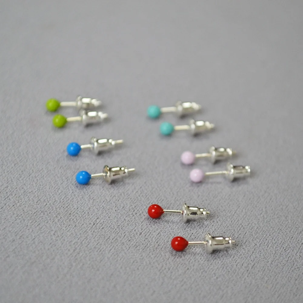 5pairs Dainty Minimalist Colorful Enamel Matchstick 925 Silver Needle Earrings for Ear Care Women
5pairs Dainty Minimalist Colorful Enamel Matchstick 925 Silver Needle Earrings for Ear Care Women