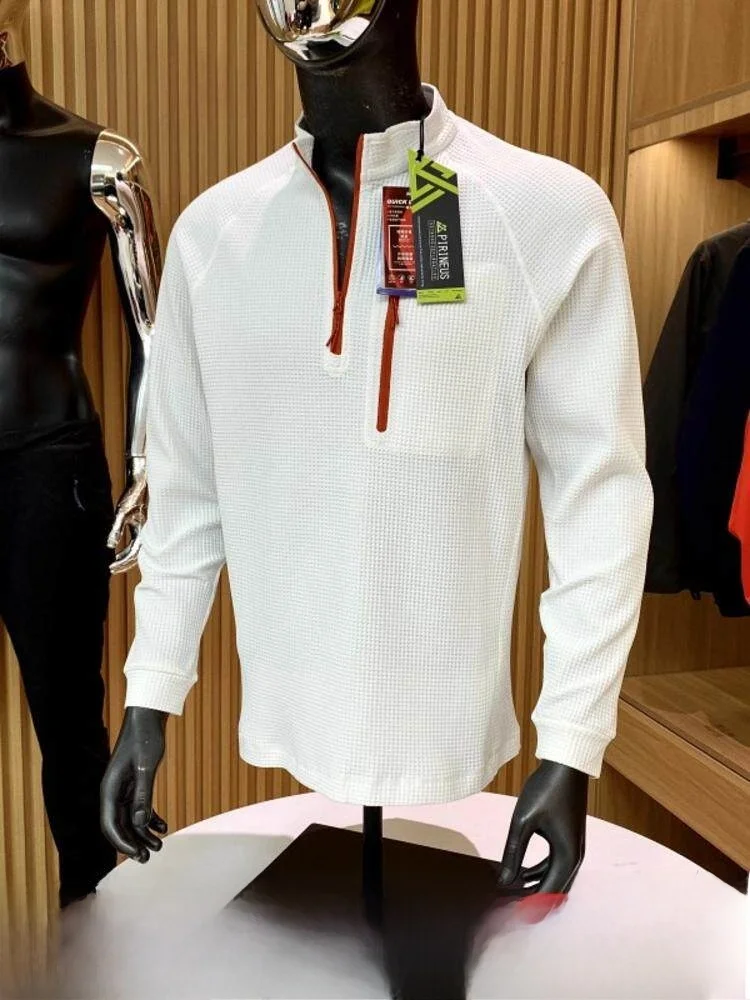 Outdoor Men's Half Zipper Hoodie Standard Fit Breathable Polyester Fiber Autumn Spring Season Casual Comfortable Sweatshirt
Outdoor Men's Half Zipper Hoodie Standard Fit Breathable Polyester Fiber Autumn Spring Season Casual Comfortable Sweatshirt