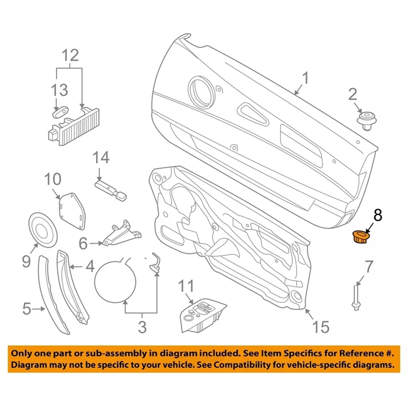 T61C_For BMW Z4 E85 E86 03-08 Door Lock Pin Post Grommet Guide Trim Bezel
T61C_For BMW Z4 E85 E86 03-08 Door Lock Pin Post Grommet Guide Trim Bezel