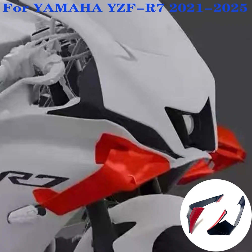 Motorcycle Fixed Wing Spoiler For YAMAHA YZF-R7 R7 YZF R7 YZFR7 2021-2025 Front Aerodynamic Wing aileron side Winglet Fairing
Motorcycle Fixed Wing Spoiler For YAMAHA YZF-R7 R7 YZF R7 YZFR7 2021-2025 Front Aerodynamic Wing aileron side Winglet Fairing