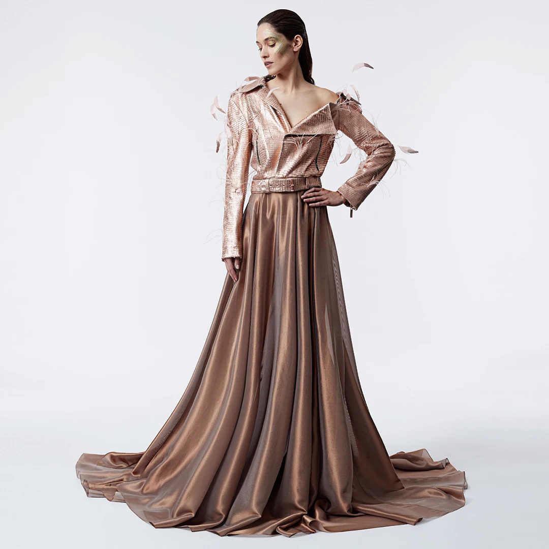 2026 Shiny Satin Long Satins Prom Skirt Elegant A-line Draped Satin Skirts Brown Illusion Women Formal Party Skirts Cutomized
2026 Shiny Satin Long Satins Prom Skirt Elegant A-line Draped Satin Skirts Brown Illusion Women Formal Party Skirts Cutomized