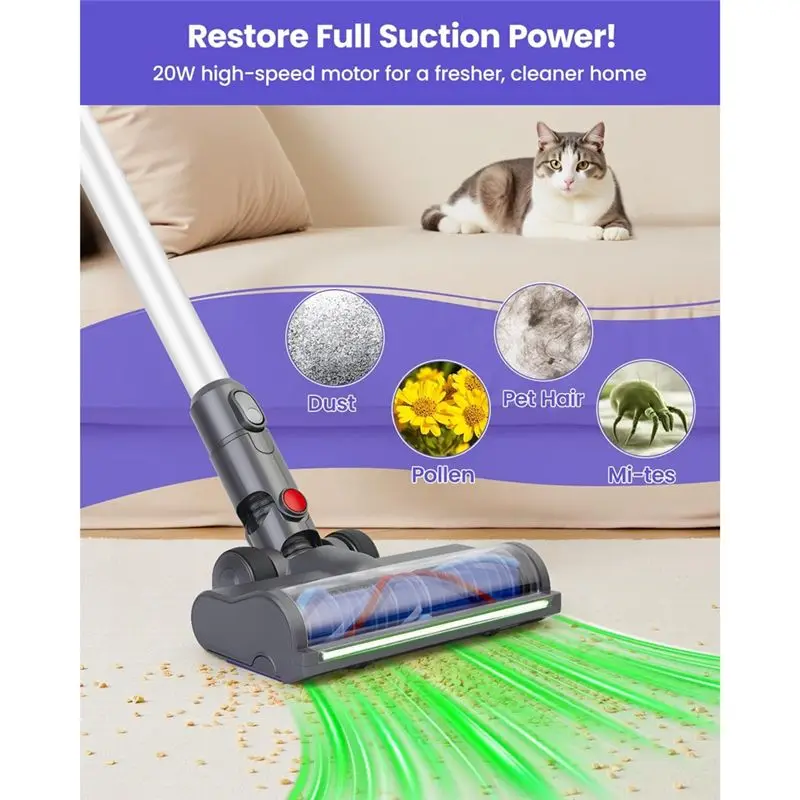 ~Top Rated LED Green Light Floor& Carpet Dust Detection Replacement Brush Head For Dyson V6 DC58 DC59 DC61 DC62 DC74 Attachment
~Top Rated LED Green Light Floor& Carpet Dust Detection Replacement Brush Head For Dyson V6 DC58 DC59 DC61 DC62 DC74 Attachment