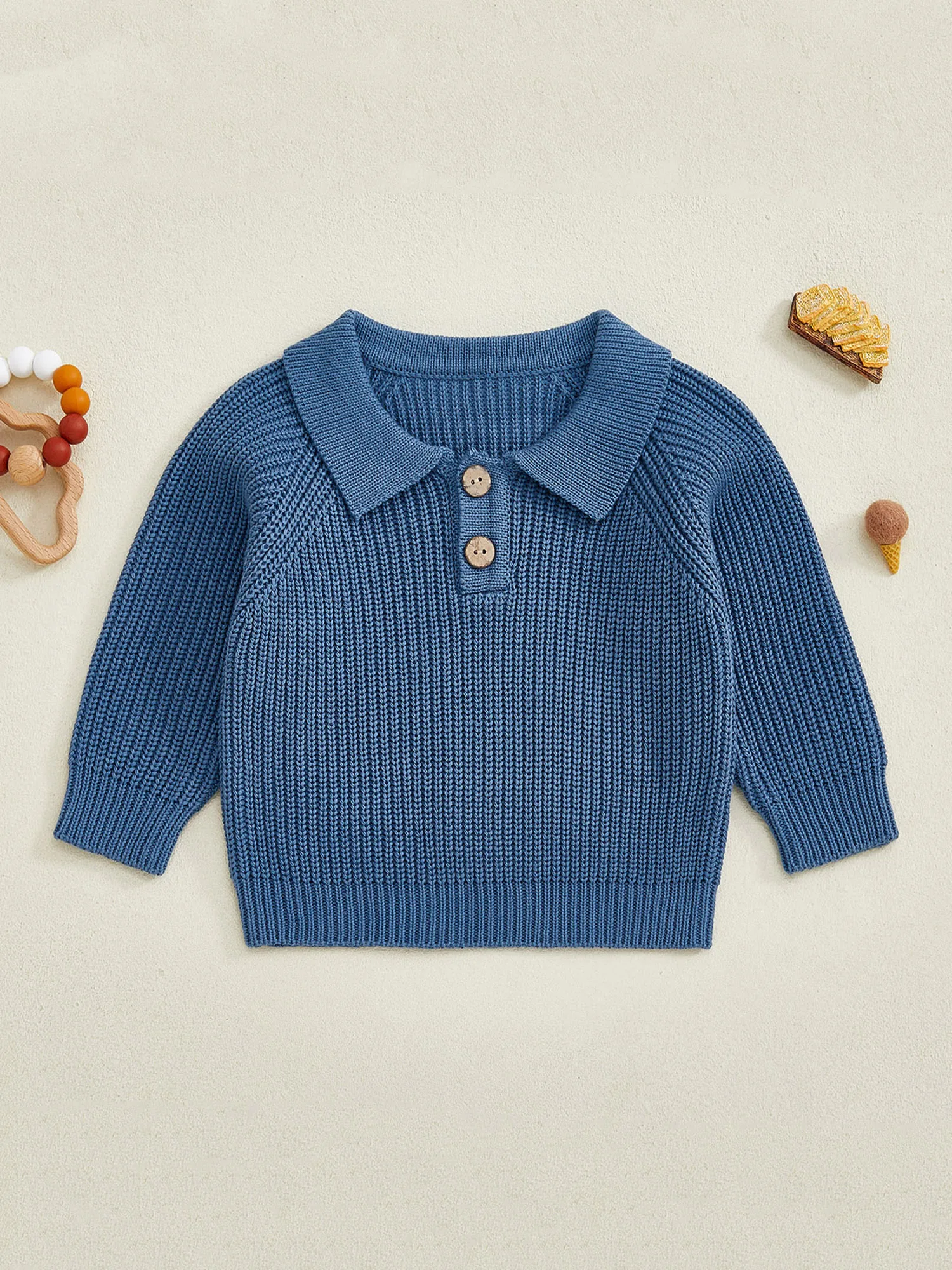 Baby Girl Winter Sweaters Knitted Solid Color Long Sleeve Turn Down Collar Button Front Pullover Tops with Pom Pom Trim
Baby Girl Winter Sweaters Knitted Solid Color Long Sleeve Turn Down Collar Button Front Pullover Tops with Pom Pom Trim
