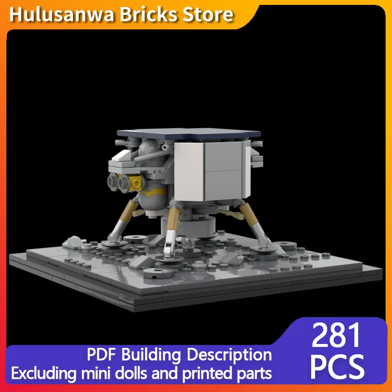 Peregrine Lunar Lander With Iris CubeRover Model MOC Building Bricks War Equipment Modular Technology Gift Holiday Children Toy
Peregrine Lunar Lander With Iris CubeRover Model MOC Building Bricks War Equipment Modular Technology Gift Holiday Children Toy