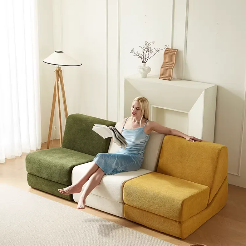 Foldable Dual Use Sofa Bed Recliner Sleep Single Nordic Floor Sofa Chaise Lounge Mini Woonkamerbanken Living Room Furniture
Foldable Dual Use Sofa Bed Recliner Sleep Single Nordic Floor Sofa Chaise Lounge Mini Woonkamerbanken Living Room Furniture