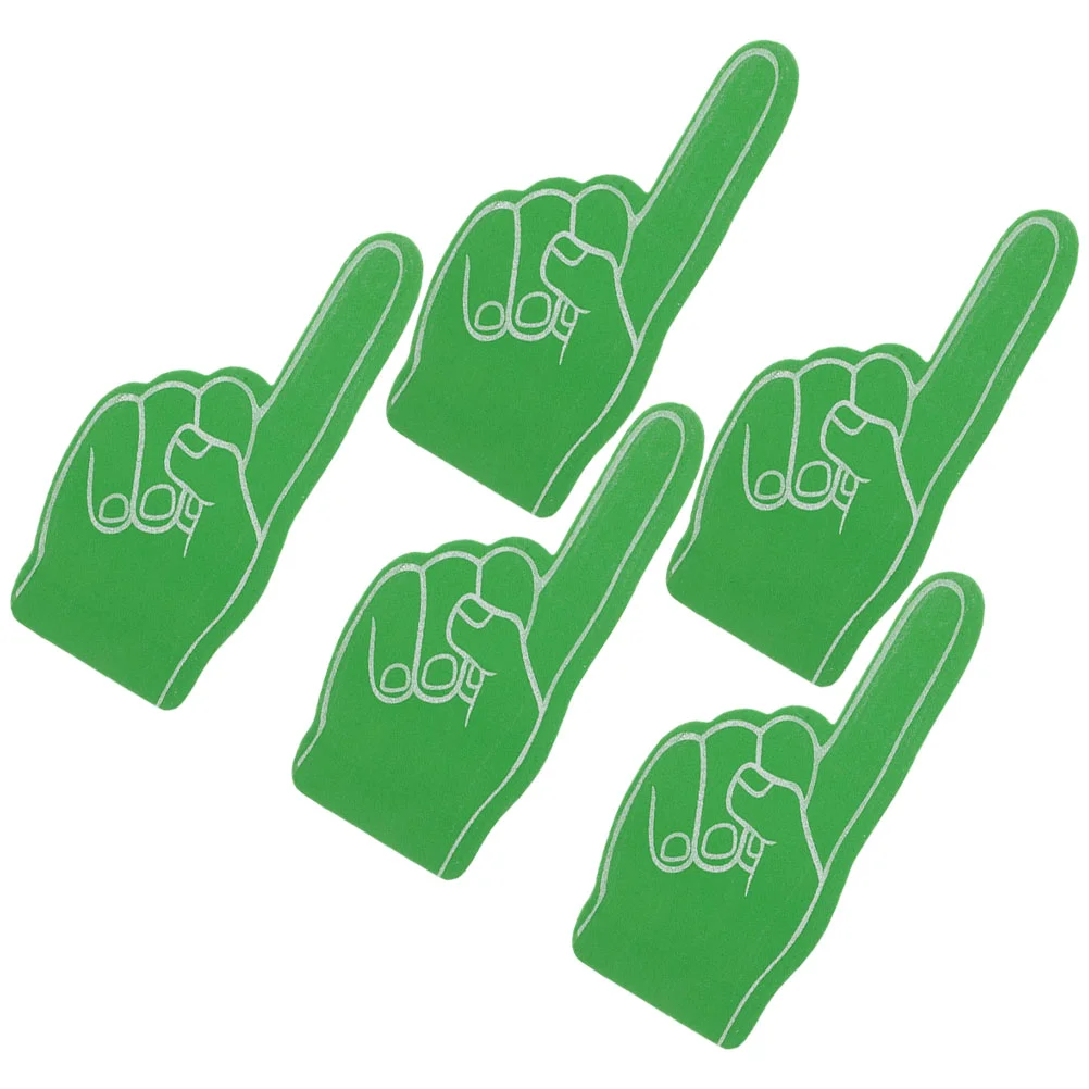 5 Pcs Cheering Clapper Foam Fingers for Sports Cheerleading Toys Girls Gloves Sporting Events Eva Stuff
5 Pcs Cheering Clapper Foam Fingers for Sports Cheerleading Toys Girls Gloves Sporting Events Eva Stuff