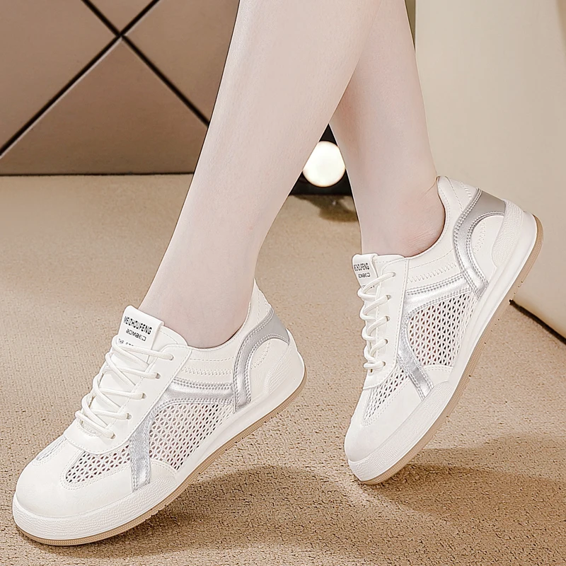 Fashion Minimalist Women Shoes Breathable Mesh Upper Soft Cushion Sole Casual Sneakers All Match Daily Outdoor Walking Footwear
Fashion Minimalist Women Shoes Breathable Mesh Upper Soft Cushion Sole Casual Sneakers All Match Daily Outdoor Walking Footwear